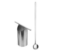 NOLITOY Outil Coupe-pastèque Acier Inoxydable Perceur et Extracteur de Chair de Melon Manuel Accessoire Pratique pour Fruits Gain pour Jus et Fêtes Tropicales