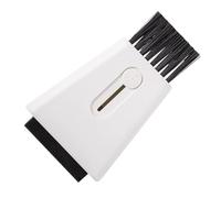 NOLITOY Outil de Nettoyage Clavier et Rails de Fenêtre 1 Pièce Brosse Double Tête en PP Blanc pour Rainures et Coins Difficiles Nettoyage Électronique Bureau Maison