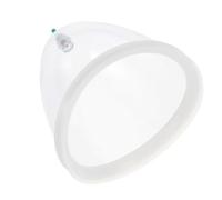 NOLITOY Outil de ventouses de massage corporel sous vide 1 pièce en ABS, appareil à pression négative pour ventre et taille, usage domestique, structure simple, blanc