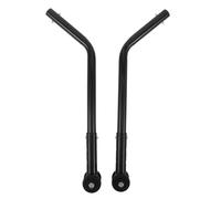 NOLITOY Paire de Roulettes Anti-Basculement en Alliage D’Aluminium Noir pour Fauteuil Roulant Béquille de Fauteuil Roulant Sécurisée Accessoire D’Aide à la Mobilité pour Personnes