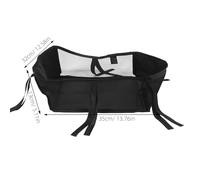 NOLITOY Panier de Rangement pour Poussette Grand Format 35X32X13 CM Panier sous Siège Base Renforcée Antidérapante Paquet Compact pour Courses et Accessoires Bébé Organisateur Pratique