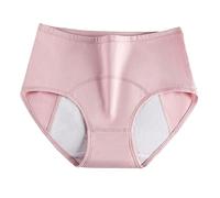 NOLITOY pantalon menstruel vêtements de sport pour femmes sous-vêtements féminins slips pour femmes sous-vêtements d'époque mi-taille culotte post-partum imperméable en tissu rose