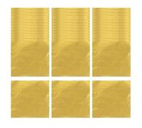 NOLITOY Papier Aluminium pour Chocolats 200 Feuilles Prédécoupées 10 X 10 CM Couleur Or Brillant Emballage Alimentaire pour Truffes Bonbons et Friandises Fait Maison Protection Fraîcheur