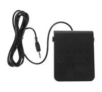 NOLITOY Pédale de Sustain Rapide 3.5mm Jack, Matériau Abs et Métal, Design Simple et Élégant Noir pour Piano Numérique et Synthétiseur