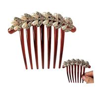 NOLITOY Peigne à Cheveux Vintage Pour Mariage Avec Perles Et Strass Accessoire Élégant Pour Coiffure De Mariée Demoiselle Honneur Pour Coiffures Traditionnelles Et Chignons