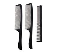 NOLITOY Peigne Fibre De Peigne à Double Extrémité Coiffure Outils De Coiffure Portables Pour Hommes Et Femmes