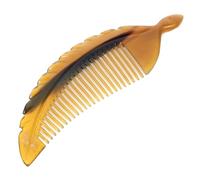NOLITOY peigne portable curls hair charms circulation sanguine comb brosse soufflante fer à lisser brosse démêlante recourbe-cils rat outil de massage pour les cheveux cornes Brown