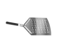 NOLITOY Pelle à Pizza Spatule Large Perforée en Acier Inoxydable 33cm avec Manche Pliable Ergonomique pour Cuisson en Extérieur et Tâches