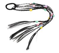 NOLITOY Perruque De Queue De Cheval Pour Femmes Extension De Tresse Pour Filles Accessoire De Cheveux Avec Décoration Étoiles Et Cœur Choix Pour Look Unique