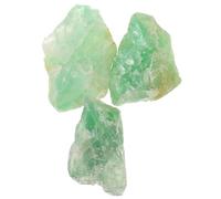 NOLITOY Pierre de Cristal Naturelle 2-5 Cm 100 G en Fluorite Verte, Pierres Décoratives pour Décoration de Bureau et Ornements de Table, Décoration Intérieure et Jardin, Sachet Unique