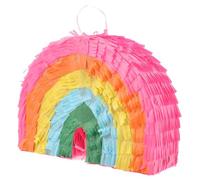 NOLITOY Piñata Arc-en-ciel Petite Taille, de Remplissage pour Bonbons et Mini-jouets, Décoration Colorée pour Fête D’anniversaire Garçon et Filles, Animation Ludique pour Célébrations