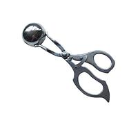 NOLITOY Pince à Boulettes de Viande Grosse Taille en Acier Inoxydable, Granulateur Métal Pratique, Pince à Farce Manuelle, Outil la Cuisine pour Boulettes Maison, Équipement la Cuisine