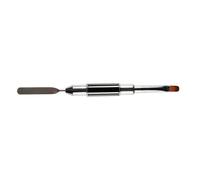 NOLITOY Pinceau Nail Art Double Embout Brosse Manucure Brosse Plat pour Gel UV Extension Ongles Professionnel Portable