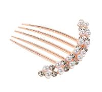 NOLITOY Pinces à Cheveux Vintage Avec Perles Et Cristaux Barrettes Côté Pour Femmes Accessoires Élégants Pour Mariée Et Soirée Tenue Chic Et Sécurisée