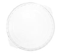 NOLITOY Plat à Tarte Cuisson Uniforme 20 Cm Résistant Micro-ondes en Verre Transparent Forme Classique pour Quiches et Réfrigérateurs