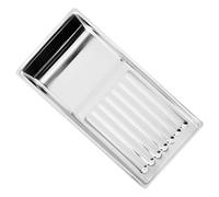 NOLITOY Plateau Acier Inoxydable pour Instruments de Petit Plateau Métallique Multifonction pour Salon de Beauté Manucure et Organisation Salle de Bain