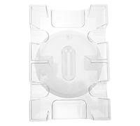 NOLITOY Plateau Porte-Cartes à Jouer Rotatif 360° en Plastique Solide Support de Cartes Espace pour 2 Jeux Antidérapant et Résistant Organisateur de Rangement pour Parties de Poker et