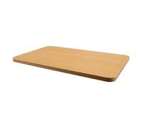 NOLITOY Plateau Rectangulaire en Bois Massif Beige 50 X 30 Cm, Planche Épaisse pour Remplacement Plateau de Table Basse, Adapté la Cuisine, Bureau, Salle à Manger, Finition Naturelle