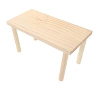 NOLITOY Plateforme en Bois Naturel Multifonction pour Petits Animaux - 12X25 CM Support 12 CM - Sécurisé pour Hamster Gerbille Chinchilla Cochon D’Inde - Décoration D’Habitat et Aire