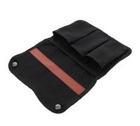 NOLITOY Pochette de Fauteuil Portable en Coton Noir Multifonction Pratique pour Rangement Lors de Pique-niques et Voyage Extérieur