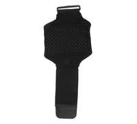 NOLITOY Pochette de Jambe Sacoche Sportive Noire Élastique pour Téléphone Portable Bande Ajustable en Polyester Maintien Sécurisé pour Course à Pied et Randonnée pour Homme et Femme