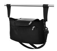 NOLITOY Pochette pour Poussette avec Porte-gobelet Compartiments Internes pour Rangement Résistant Oxford Bretelles et Poignées Réglables Design Élégant