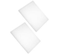 NOLITOY Pochoirs à Tracer pour Écriture et Dessin Règle Plastique 27 Cases 10 CM Espacement 2 Modèles 2 Barres de Marquage Guide Lignes Droites pour Scrapbooking et Lettrage