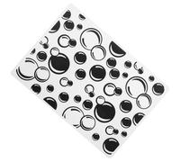 NOLITOY Pochoirs pour Scrapbooking en Plastique à Gaufrer Gabarit Pliable Surface Texturée, Conçu pour Embossage Facile et Décoration Artisanale