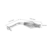 NOLITOY Poignée de Porte de Cheminée de Rechange, Poignée de Traction en Métal Résistant à La Chaleur, Accessoire Universel pour Poêles à Bois Et à Charbon, de Porte de Four Sécurisée