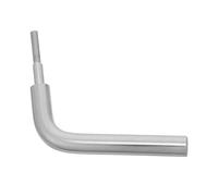 NOLITOY Poignée de Remplacement en Métal pour Porte de Cheminée et Poêle à Granulés de Bois, Résistance la Chaleur, Compatible Chaudière, Accessoire de Rechange pour Barbecue