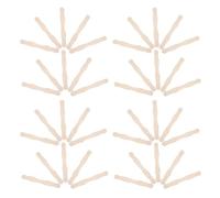 NOLITOY Poignées D’Éventail en Bois Ondulé Naturel 200X25X2 MM Lot de 120 Pièces pour Loisirs Créatifs Fabrication Éventails Accessoires Mariage et Pâtisserie