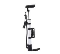 NOLITOY Pompe à Portable Alliage Aluminium Mini Gonfleur Manuel avec Aiguille pour Ballons Accessoire Pratique pour de Route et VTT