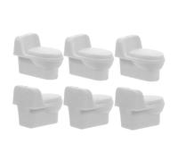NOLITOY Portable and Easy to Clean Realistic Bathroom Furniture Accessories for Dollhouse Play Decorative Mini Furniture Model for