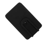NOLITOY Porte-Cartes Adhésif pour Téléphone Portable en Silicone Multifonction, Étui Autocollant Compact, Noir 5,8x9,4 Cm, Accessoire Pratique pour Smartphone, Rangement Cartes et Petites