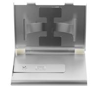 NOLITOY Porte-cartes et en Argenté D'aluminium Visite Cartes de Alliage Design Élégant Compact , Organise Professionnelles Professionnelle Vie Conférences