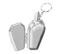NOLITOY Porte-clés Cendrier Métal Forme Cercueil Poche Portable Étanche Accessoire Original pour Fumeurs Résistant Corrosion Design Pratique et Décoratif
