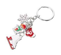 NOLITOY Porte-clés Forme De Patin à Glace Pendentif Décoratif Thème De Noël Accessoire Léger Et Pratique Pour Clés Et Comme Hiver Et Unique