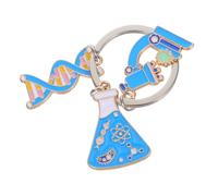 NOLITOY Porte Clés Microscope DNA de Bijoux Scientifiques pour Enseignants et Chimie Accessoire de et Récompenses Scolaires pour de Science