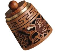 NOLITOY Porte-clés Pendentif en Bois Sculpté Ajouré 1 Pièce, Charm Diffuseur D'aromathérapie, Décoration Suspendue pour Téléphone Portable et Voiture, Flacon Parfumé DIY pour Maison
