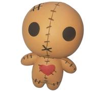 NOLITOY Poupée D’Horreur à Presser en PU à Retour Lent, Petite Poupée Anti-Stress Marron, Décor Halloween, de Décompression 1 Pièce, Décoration Effrayante pour Fête