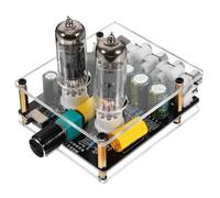 NOLITOY Préamplificateur à Tubes Électroniques Stéréo HiFi pour Home Cinéma DIY, Amplificateur à Vide 6k4, Carte De Préamplification Audio, Compatible Dc12-16v, Usage Domestique en Noir