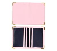 NOLITOY Protection RFID pour Cartes Bancaires et Identité Étui Rose Résistant à Eau Déchirure en Cuir PU 1 Pièce pour Usage Professionnel et Voyage