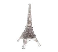 NOLITOY Puzzle 3D en Cristal Tour Eiffel 3D pour Garçon et Filles et Adultes Éducatif DIY Blocs Robustes Gris Maquette Décorative pour Développer la Motricité Cognition Présent