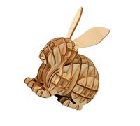 NOLITOY Puzzle Bois Lapin pour Garçon Fille Éducatif Bois Lisse Puzzle Créatif et Amusant pour Développement Motricité et Coordination Manuelle