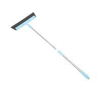 NOLITOY Raclette Sol à Long Manche Télescopique Multifonction pour Plancher Nettoyeur pour Salle de Bain et Sol Balai Pratique sans Effort Bleu