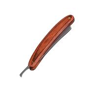 NOLITOY Rasoir Manuel Vintage Multifonction Inoxydable et Bois Compacte Portable pour Barbe Tête Sourcils Usage Domestique et Salon Homme