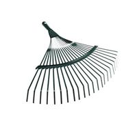 NOLITOY Râteau De Jardin à 22 Dents en Métal Manche, Outil Râteau à Feuilles pour Jardinage Extérieur, Ramassage Feuilles Et Débris, Couleurs Aléatoires Orange Ou Vert