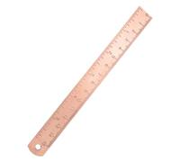 NOLITOY Règle de Dessin Cuivre Outil de Mesure Portable Multifonction pour Bureau Architecture et Géométrie Papeterie Pratique