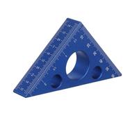 NOLITOY Règle de Menuisier Alliage Aluminium Petite Équerre Précise Outil de Mesure Angle pour Bricolage et Travail Du Trusquin Portable pour Atelier et Scie à Onglets