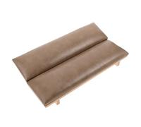 NOLITOY Repose-mains pour Manucure en Pu Solide, Coussin Incliné Style Vintage Couleur Terre Cuite, Kit Repose-bras Assorti pour Salon de Nail Art Professionnel, Accessoires Ongles